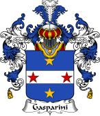 Italian Family Coat of Arms (v.25b) Gasparini
