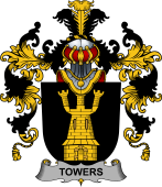 Irish Family Coat of Arms (v.25b) Towers