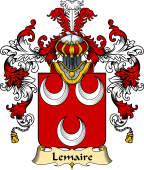 French Family Coat of Arms (v.25) Lemaire