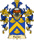 French Family Coat of Arms (v.25) Favier