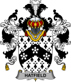 Irish Family Coat of Arms (v.25b) Hatfield