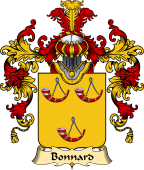 French Family Coat of Arms (v.25) Bonnard