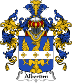 Italian Family Coat of Arms (v.25b) Albertini