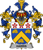 Irish Family Coat of Arms (v.25b) Harris