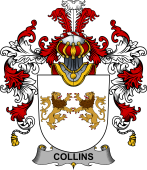 Irish Family Coat of Arms (v.25b) Collins