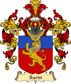 Italian Family Coat of Arms (v.25a) Sardi