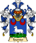 French Family Coat of Arms (v.25) Tournier