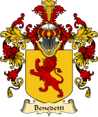 Italian Family Coat of Arms (v.25a) Benedetti
