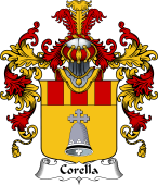 Italian Family Coat of Arms (v.25b) Corella