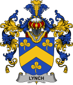 Irish Family Coat of Arms (v.25b) Lynch