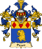 French Family Coat of Arms (v.25) Picart
