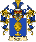 French Family Coat of Arms (v.25) Godin