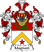 Italian Family Coat of Arms (v.25b) Magnani