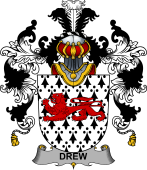 Irish Family Coat of Arms (v.25b) Drew