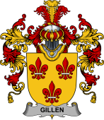 Irish Family Coat of Arms (v.25b) Gillen or O