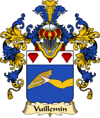 French Family Coat of Arms (v.25) Vuillemain or Vuillemin