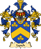 Irish Family Coat of Arms (v.25a) Lynch