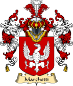 Italian Family Coat of Arms (v.25a) Marchetti