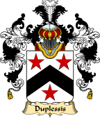 French Family Coat of Arms (v.25) Duplessis