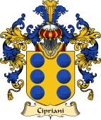 Italian Family Coat of Arms (v.25a) Cipriani