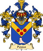 Italian Family Coat of Arms (v.25a) Pedini