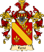 French Family Coat of Arms (v.25) Ferré