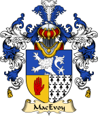 Irish Family Coat of Arms (v.25a) MacEvoy
