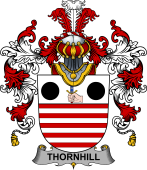 Irish Family Coat of Arms (v.25b) Thornhill