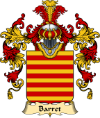 French Family Coat of Arms (v.25) Barret