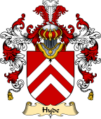 Irish Family Coat of Arms (v.25a) Hyde