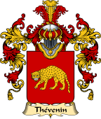 French Family Coat of Arms (v.25) Thévenin