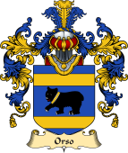 Italian Family Coat of Arms (v.25a) Orso
