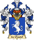 French Family Coat of Arms (v.25) Chastel (du)