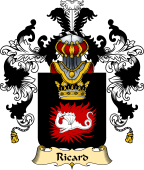 French Family Coat of Arms (v.25) Ricard