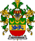 Irish Family Coat of Arms (v.25b) Heffernan or O