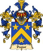 French Family Coat of Arms (v.25) Dugué