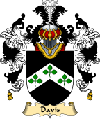 Irish Family Coat of Arms (v.25a) Davis