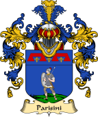 Italian Family Coat of Arms (v.25a) Parisini