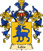 French Family Coat of Arms (v.25) Leleu (Leu le)