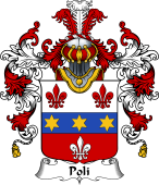Italian Family Coat of Arms (v.25b) Poli