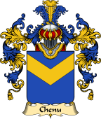 French Family Coat of Arms (v.25) Chenu