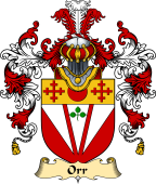 Irish Family Coat of Arms (v.25a) Orr