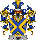 Irish Family Coat of Arms (v.25b) Brogan or O