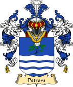 Italian Family Coat of Arms (v.25a) Petroni