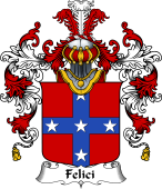 Italian Family Coat of Arms (v.25b) Felici