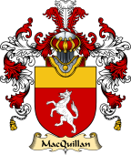 Irish Family Coat of Arms (v.25a) MacQuillan