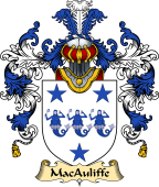 Irish Family Coat of Arms (v.25a) MacAuliffe