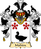 French Family Coat of Arms (v.25) Mahieu