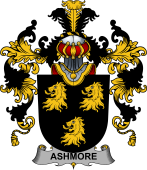 Irish Family Coat of Arms (v.25b) Ashmore