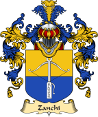 Italian Family Coat of Arms (v.25a) Zanchi